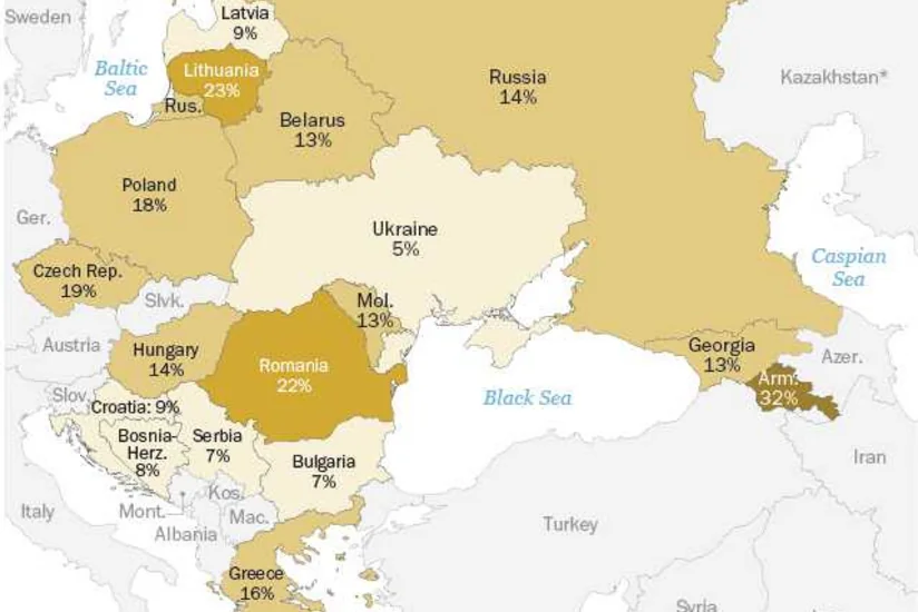 Опрос: Самый высокий уровень антисемитизма среди стран Европы - в Армении