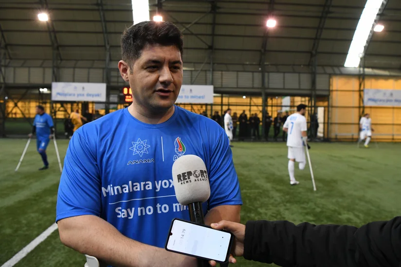 Azərbaycan millisinin üzvü: Minadan əziyyət çəkənlər böyük əzmlə futbol oynayırlar