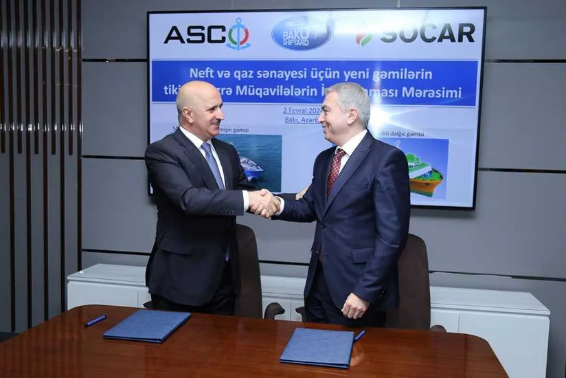 ASCO Bakı Gəmiqayırma Zavodu ilə yeni gəmilərin tikintisinə dair müqavilə imzalayıb