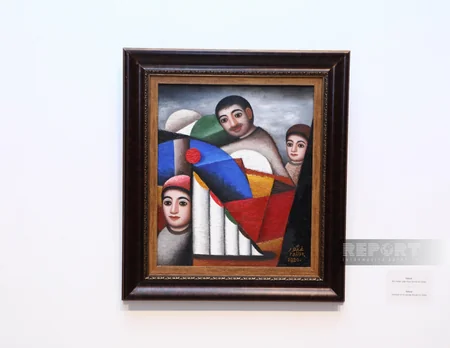Xalq rəssamı Qəyyur Yunusun Sağ əlin sərvəti sərgisinin açılışı olub