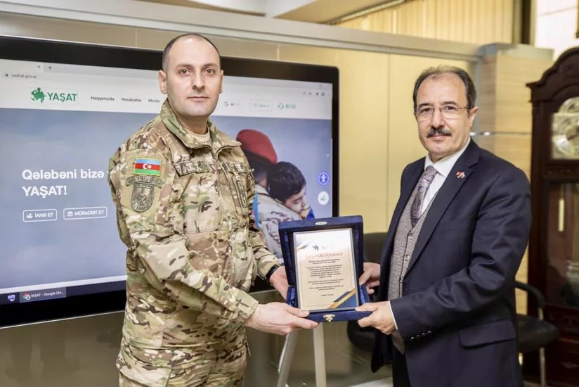 Türkiyə səfiri YAŞAT Fondunun rəhbəri ilə görüşüb