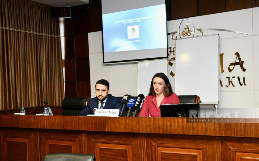 İtaliyanın SWG SPA şirkətinin seçkiöncəsi sorğusu: 81% respondent Azərbaycanda işlərin düzgün istiqamətdə irəlilədiyini bildirib