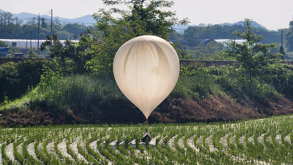 Seoul’s airport runways closed by rubbish-filled balloons sent from North Korea
