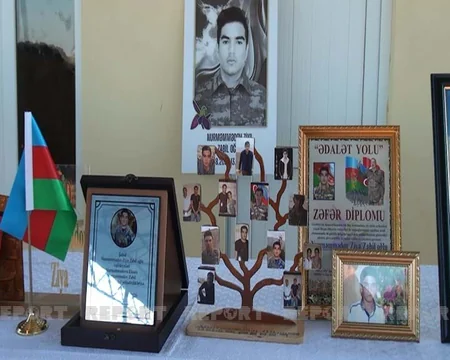 Vətən müharibəsi şəhidlərinin xatirəsinə ucaldılan bulaq kompleksinin açılışı olub