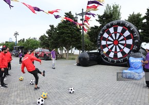 Bakıda keçiriləcək mundial ilə əlaqədar Dənizkənarı Bulvar ərazisində “Fan Zona” təşkil olunub