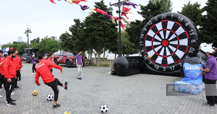 Bakıda keçiriləcək mundial ilə əlaqədar Dənizkənarı Bulvar ərazisində “Fan Zona” təşkil olunub