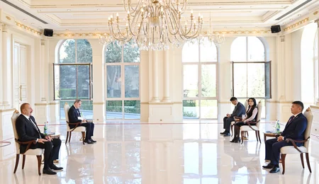 Ilham Aliyev receives credentials of new Kyrgyz envoy