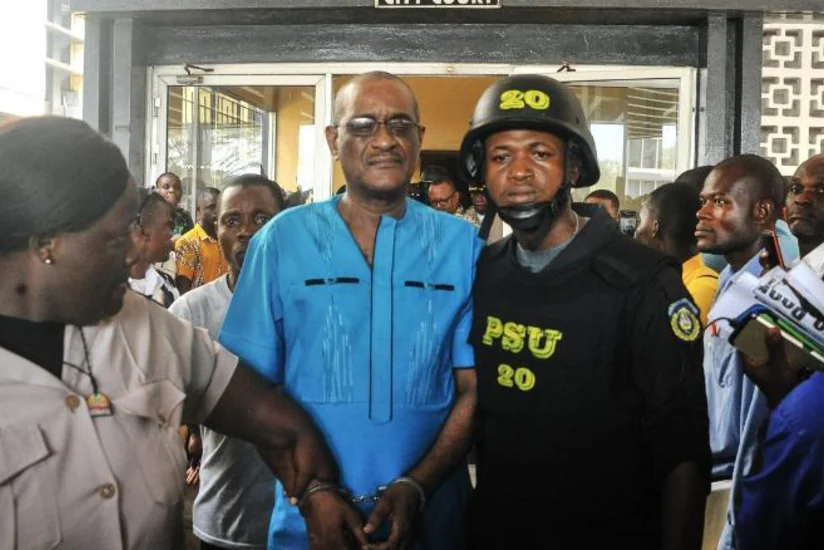 Son of former Liberian president charged with counterfeiting money