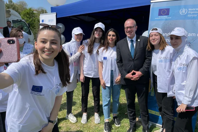 Региональный директор ВОЗ поделился впечатлениями о неделе иммунизации в Шамахе