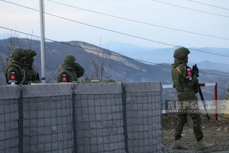 Protesters standing their ground although Khankandi-Lachin road is open