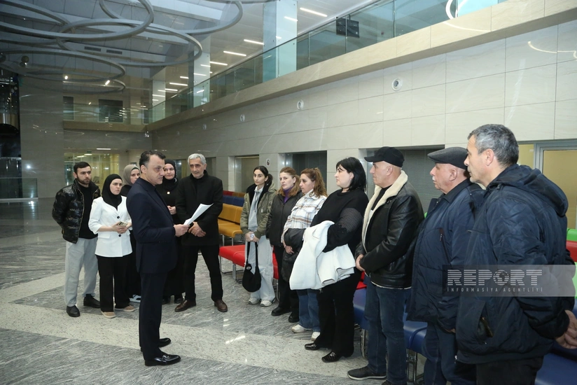 Azərbaycan rəsmiləri təyyarə qəzasında yaralananların səhhəti ilə maraqlanıblar