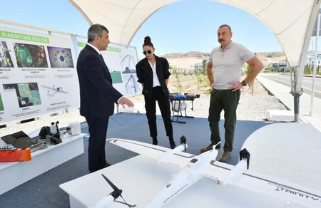 Prezident və xanımı Zəngilanda “ağıllı kənd təsərrüfatı” texnikaları ilə tanış olublar