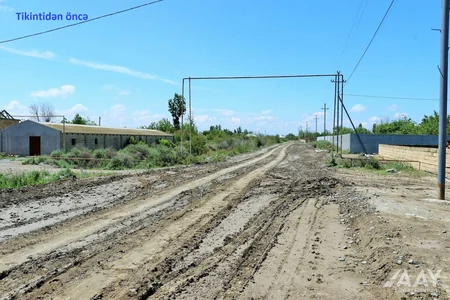 Salyanda 16 min əhalinin istifadə etdiyi yollar yenidən qurulur