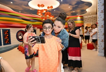 First Vice-President Mehriban Aliyeva attends celebration organized for children by Heydar Aliyev Foundation
