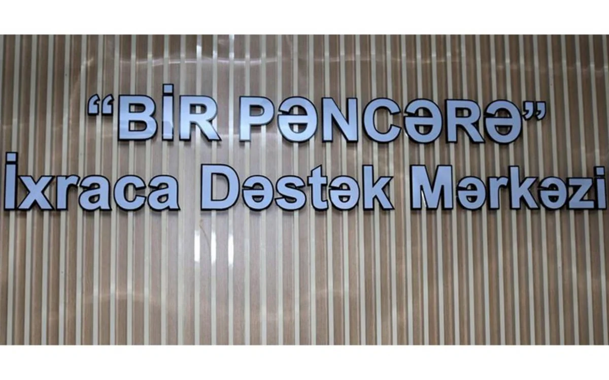 “Bir Pəncərə” İxraca Dəstək Mərkəzi 595 milyon dollarlıq ixraca kömək edib