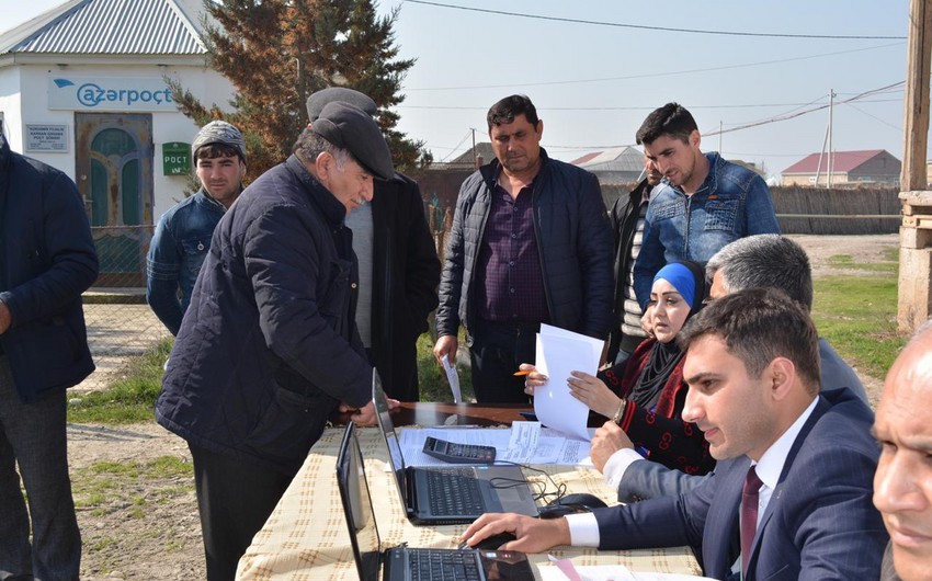 Kürdəmirdə azot gübrəsinin güzəştli şərtlərlə səyyar satışı baş tutub