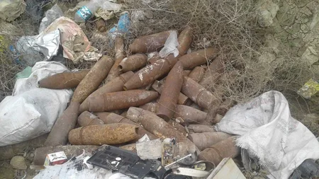 Gəncədə xeyli sayda mərmi aşkarlandı