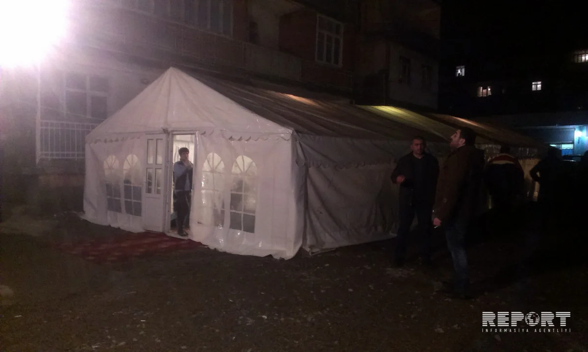 ​Lənkəranda Nardaranda həlak olan polis əməkdaşının hüzr mərasimi keçirilir