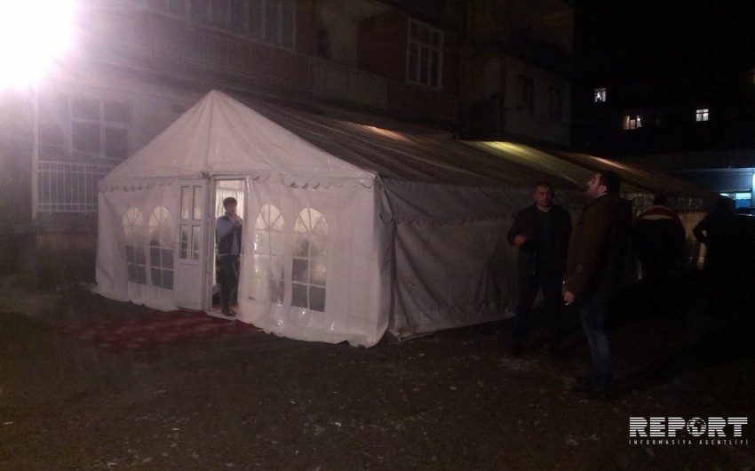 ​Lənkəranda Nardaranda həlak olan polis əməkdaşının hüzr mərasimi keçirilir