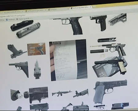 Saxta profillər vasitəsilə özünü onlayn silah satan şəxs kimi təqdim edən Şəki sakini saxlanıb