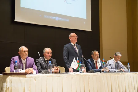 2016-cı il Yay Paralimpiya Oyunlarına yollanan Azərbaycan idmançıları ilə görüş keçirilib
