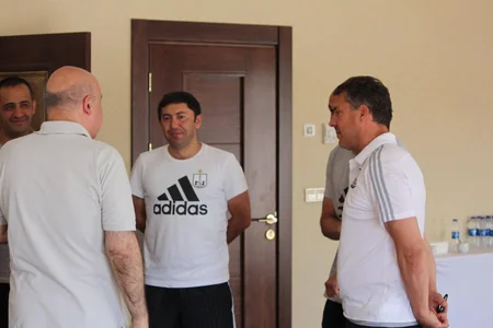 Çingiz Abdullayev Neftçinin düşərgəsində olub - FOTO