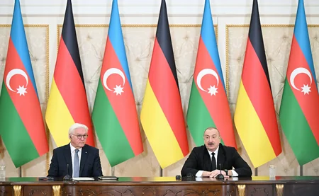 Azərbaycan və Almaniya prezidentləri mətbuata bəyanatlarla çıxış ediblər - YENİLƏNİB-2