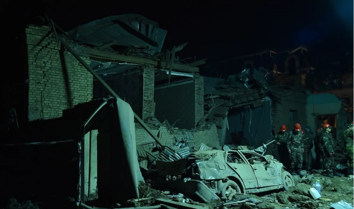 Armenia fired rocket at Ganja, killing 7 civilians, injuring 28