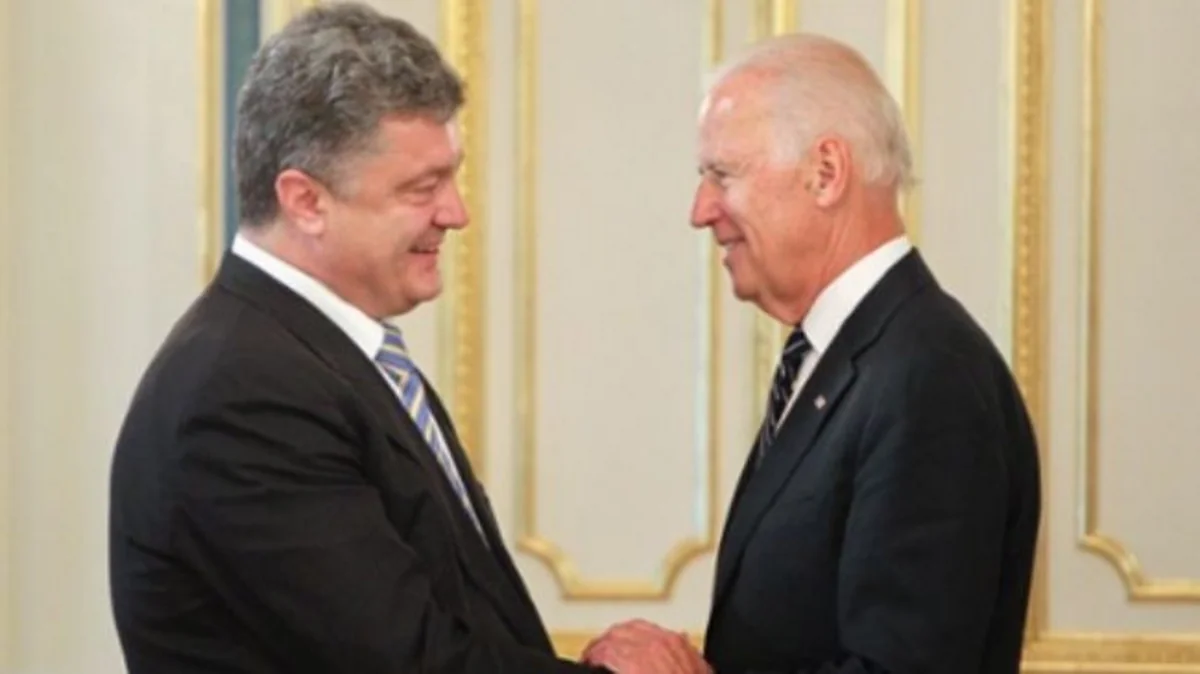 Ukraine’s President and US Vice-President discuss situation in Eastern Ukraine