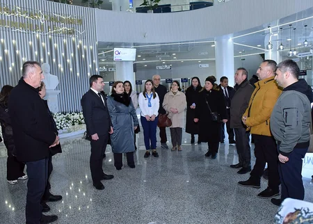 Türkiyədən olan bir qrup şəhid ailəsi Azərbaycana gəlib