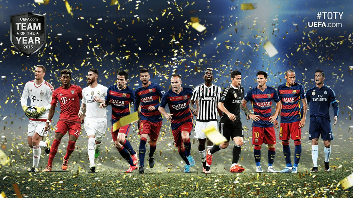 ​UEFA 2015-ci ilin simvolik komandasını açıqlayıb - SİYAHI