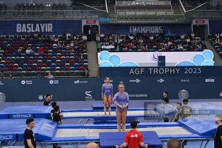 Bakıda batut gimnastikası üzrə Dünya Kubokuna start verilib - FOTOREPORTAJ