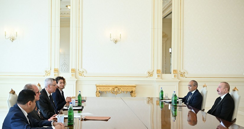 Prezident İlham Əliyev Alman İqtisadiyyatının Şərq Komitəsinin sədrini qəbul edib