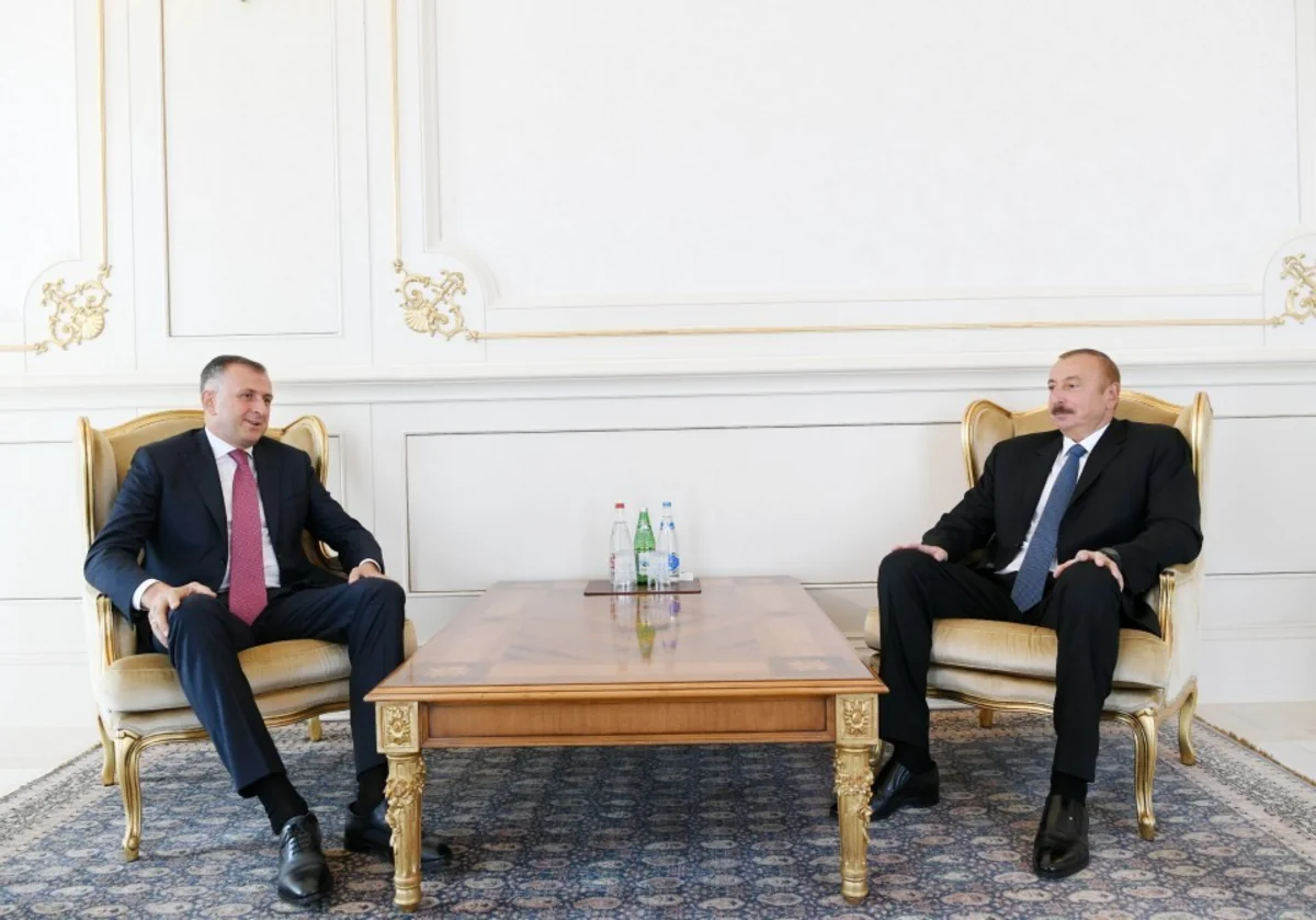 President Ilham Aliyev received credentials of incoming Georgian ambassador