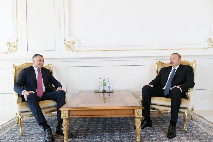 President Ilham Aliyev received credentials of incoming Georgian ambassador
