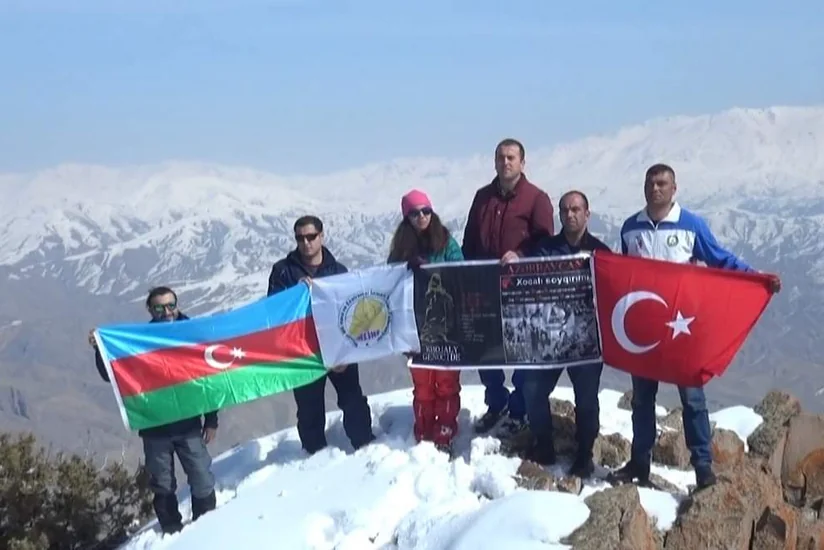 Xocalı soyqırımı qurbanlarının xatirəsi Haçadağ zirvəsində anılıb
