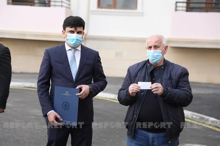 Çernobıl əlillərinə 30 mənzil təqdim olundu - VİDEO