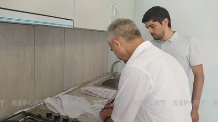 Ağalı kəndinə köçürülən əhali yeni tikilən evlərdə yerləşdirilib