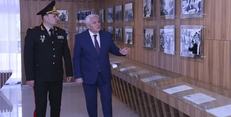 Şəkidə “Vətənin müdafiəsinə hazıram!” devizi altında kütləvi tədbir keçirilib - FOTO