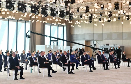 Groundbreaking ceremony held for 1,280-MW thermal power plant, largest in Azerbaijan's independence period - UPDATED