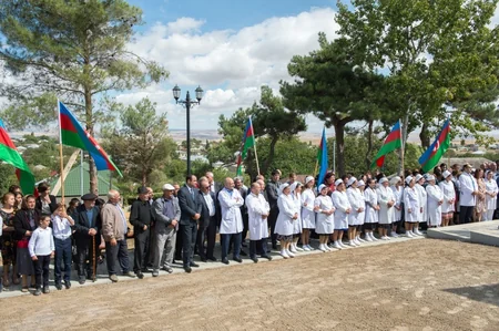 Şamaxının Göylər kəndində yeni tibb məntəqəsi istifadəyə verilib