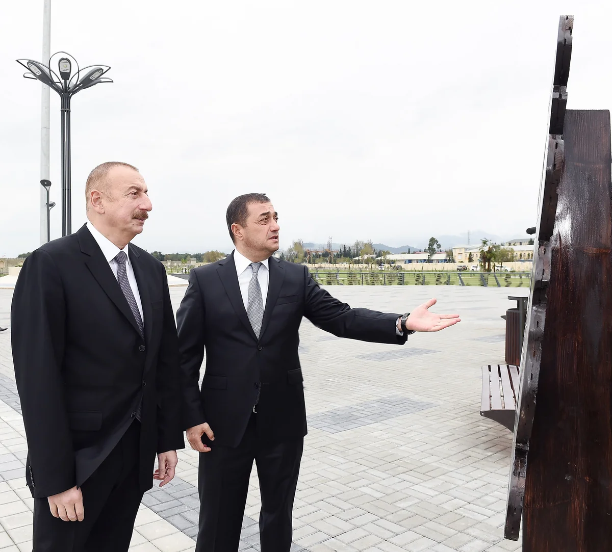 President Ilham Aliyev views conditions created as part of construction of second part of seaside park-boulevard complex in Astara