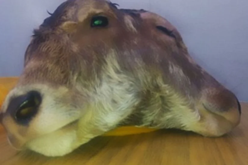 Peruda ikibaşlı buzov doğulub