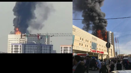 İstanbulda xəstəxanada baş verən yanğın söndürülüb - YENİLƏNİB