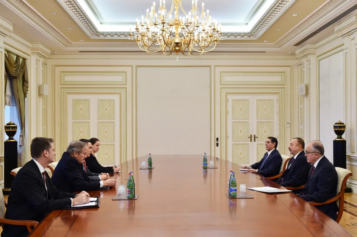 President Ilham Aliyev received delegation led by Special Envoy and Coordinator for International Energy Affairs at US Department of State