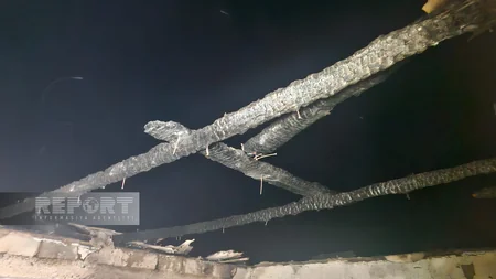 Kürdəmirdə evdə partlayış yanğına səbəb olub