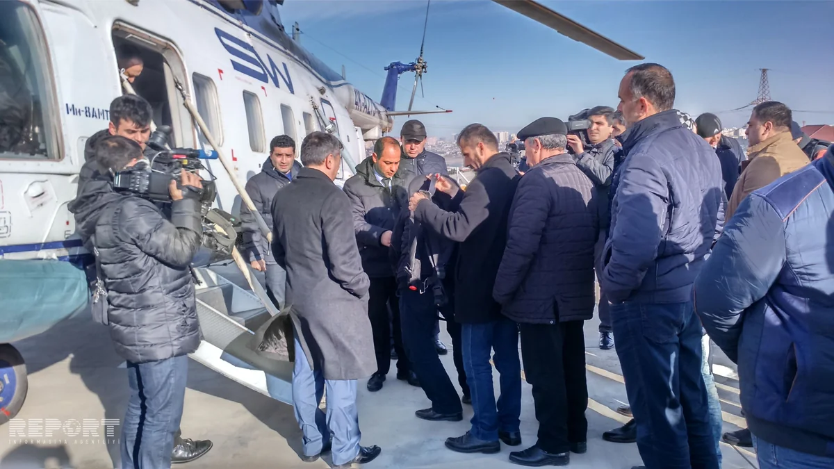 İtkin düşən neftçilərin ailə üzvlərinin axtarışda iştirakı üçün 3 helikopter ayrılıb