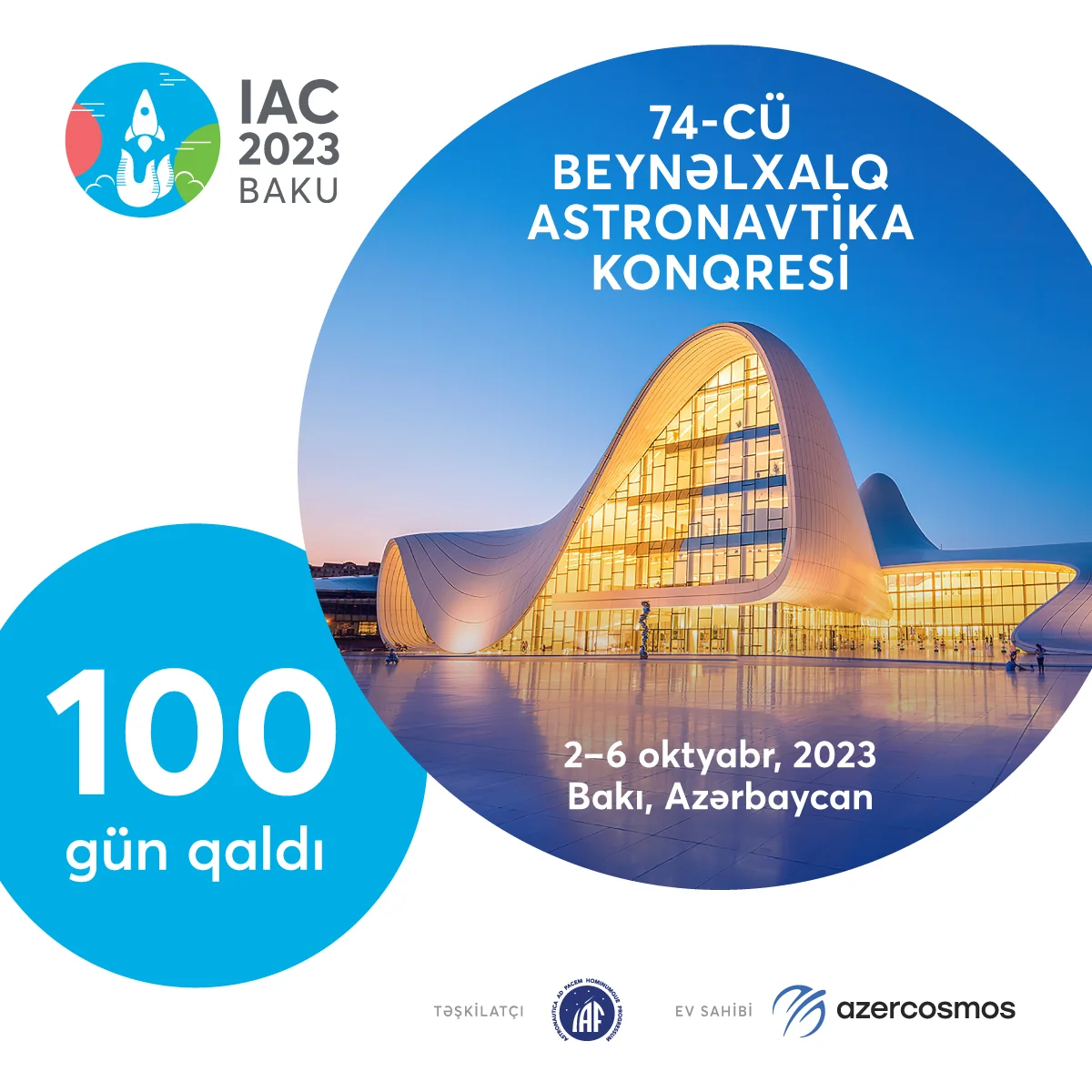 Beynəlxalq Astronavtika Konqresində iştiraka dair 50-dən çox təşkilatla müqavilə imzalanıb