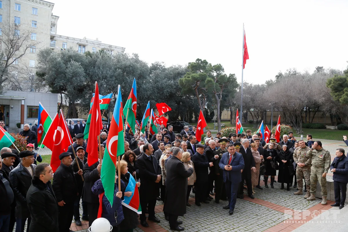Action at Turkish Embassy supports cleaning Afrin from terrorists