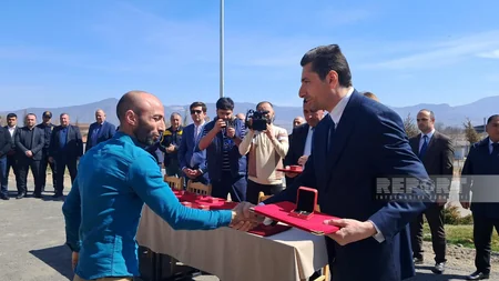 Növbəti köç karvanı Xocalının Ballıca kəndinə çatıb, açarlar təqdim edilib - YENİLƏNİB-2